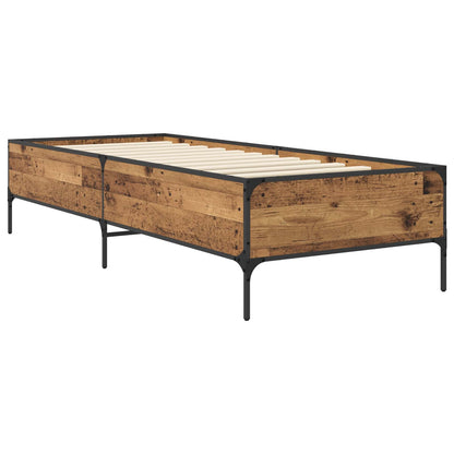 Rám Postele Staré Dřevo 80 X 200 Cm Kompozitní Dřevo
