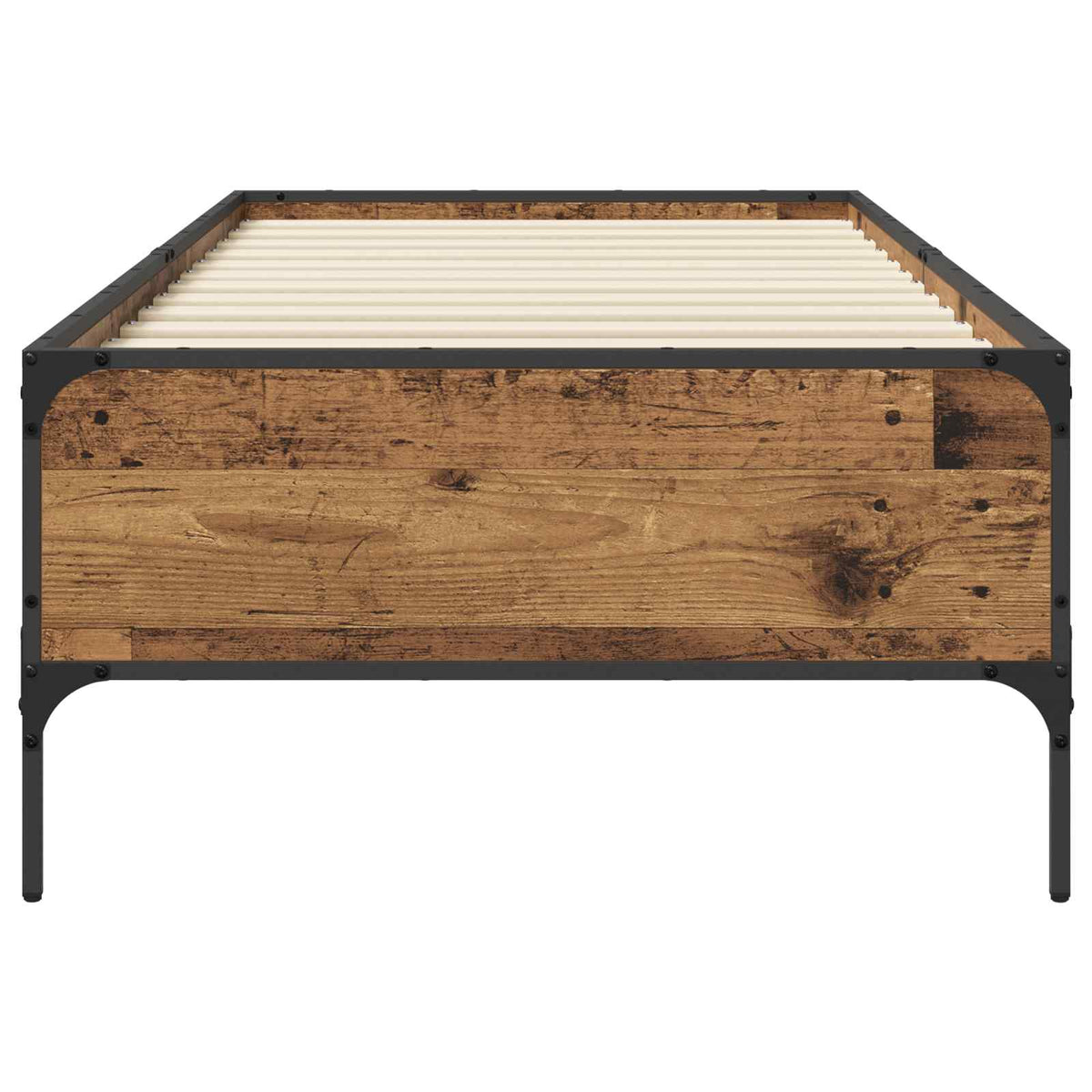 Rám Postele Staré Dřevo 80 X 200 Cm Kompozitní Dřevo