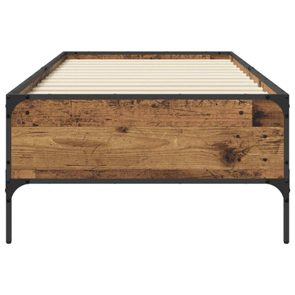 Rám Postele Staré Dřevo 80 X 200 Cm Kompozitní Dřevo