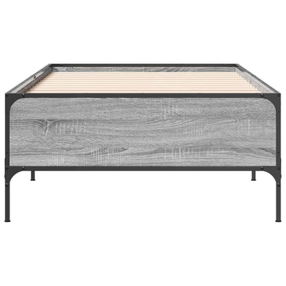 Rám Postele Šedý Sonoma 80 X 200 Cm Kompozitní Dřevo