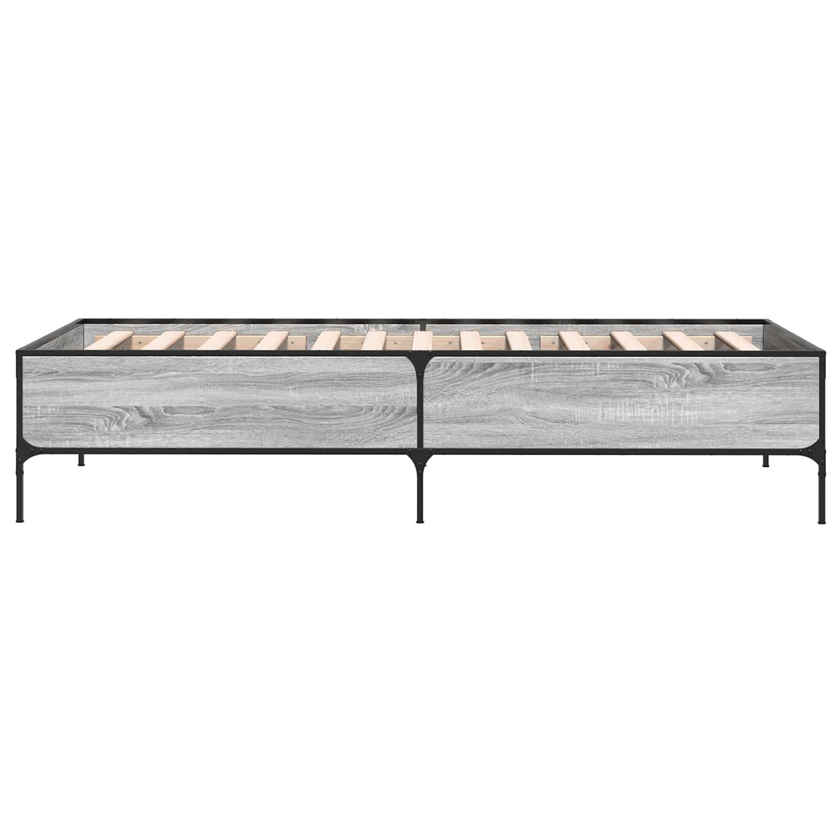 Rám Postele Šedý Sonoma 80 X 200 Cm Kompozitní Dřevo