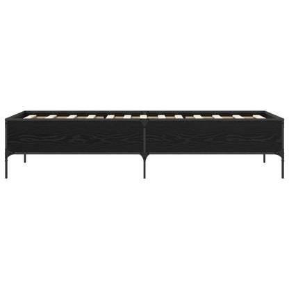 Rám Postele Černý Dub 80 X 200 Cm Kompozitní Dřevo