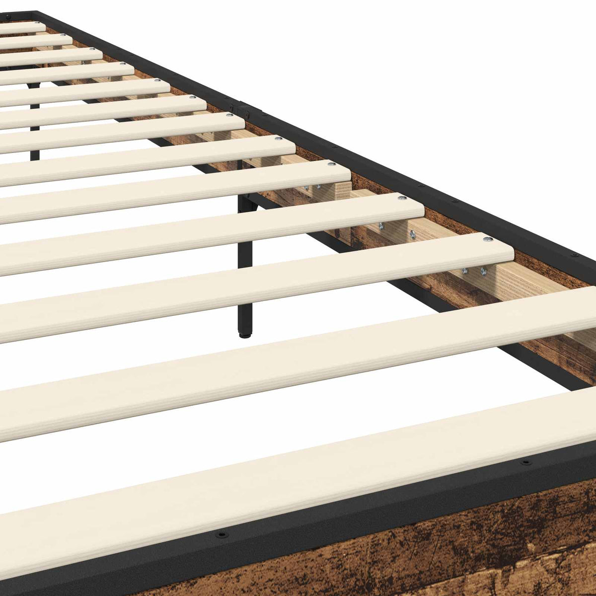Rám Postele Staré Dřevo 80 X 200 Cm Kompozitní Dřevo