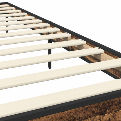 Rám Postele Staré Dřevo 80 X 200 Cm Kompozitní Dřevo