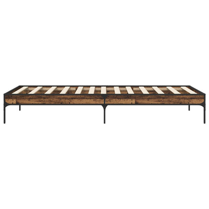 Rám Postele Staré Dřevo 80 X 200 Cm Kompozitní Dřevo