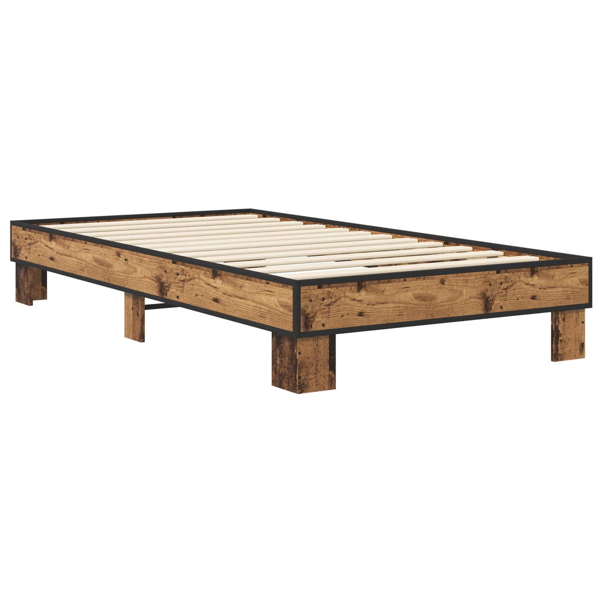 Rám Postele Staré Dřevo 80 X 200 Cm Kompozitní Dřevo