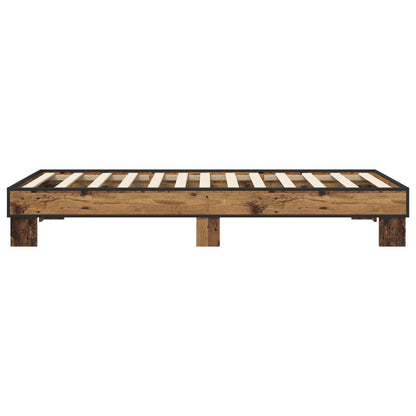 Rám Postele Staré Dřevo 80 X 200 Cm Kompozitní Dřevo