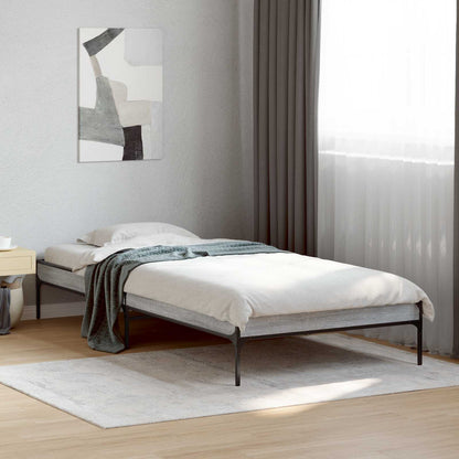 Rám Postele Šedý Sonoma 80 X 200 Cm Kompozitní Dřevo