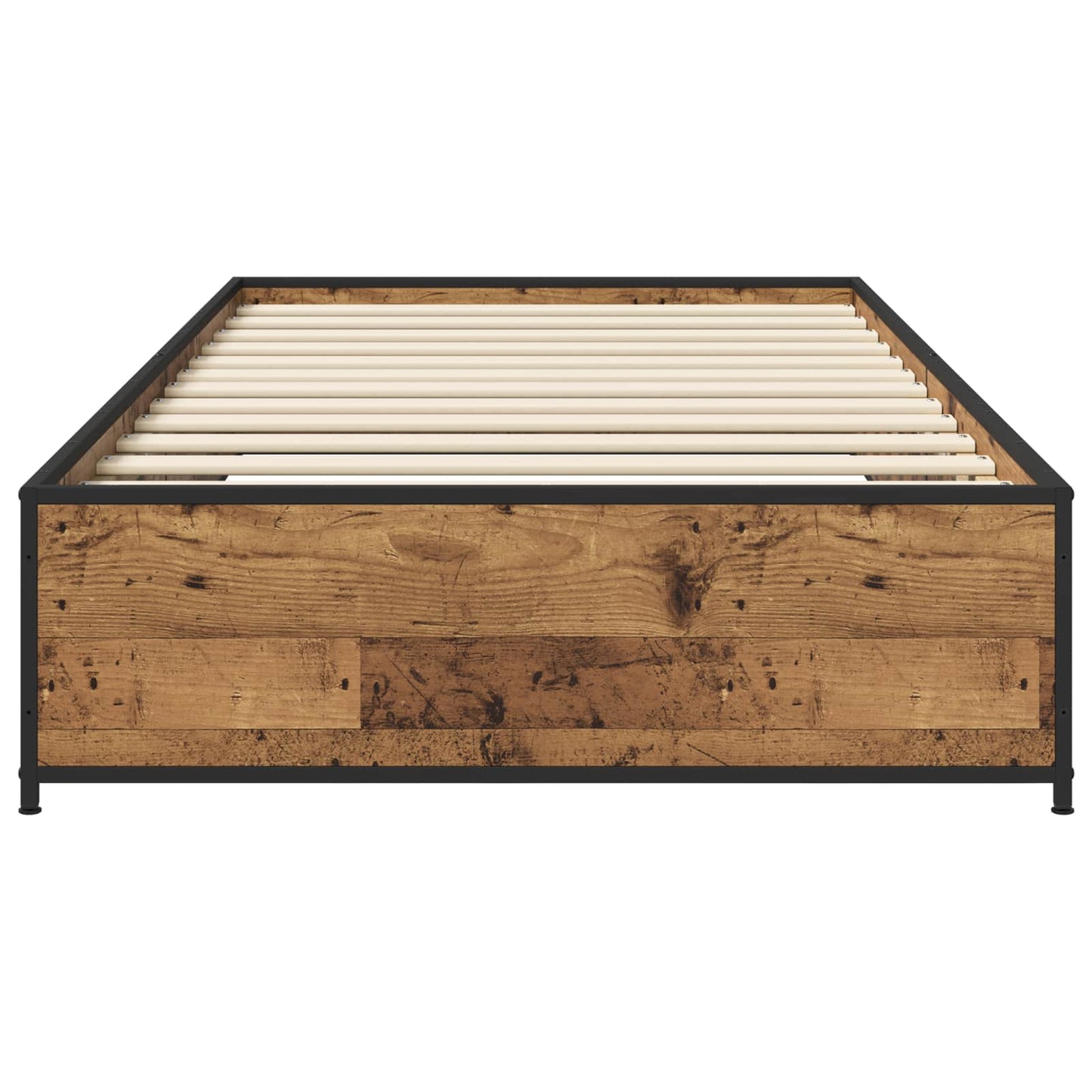 Rám Postele Staré Dřevo 80 X 200 Cm Kompozitní Dřevo