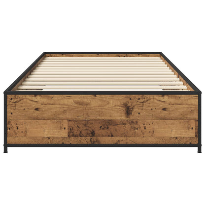 Rám Postele Staré Dřevo 80 X 200 Cm Kompozitní Dřevo