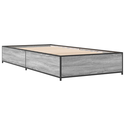 Rám Postele Šedý Sonoma 80 X 200 Cm Kompozitní Dřevo