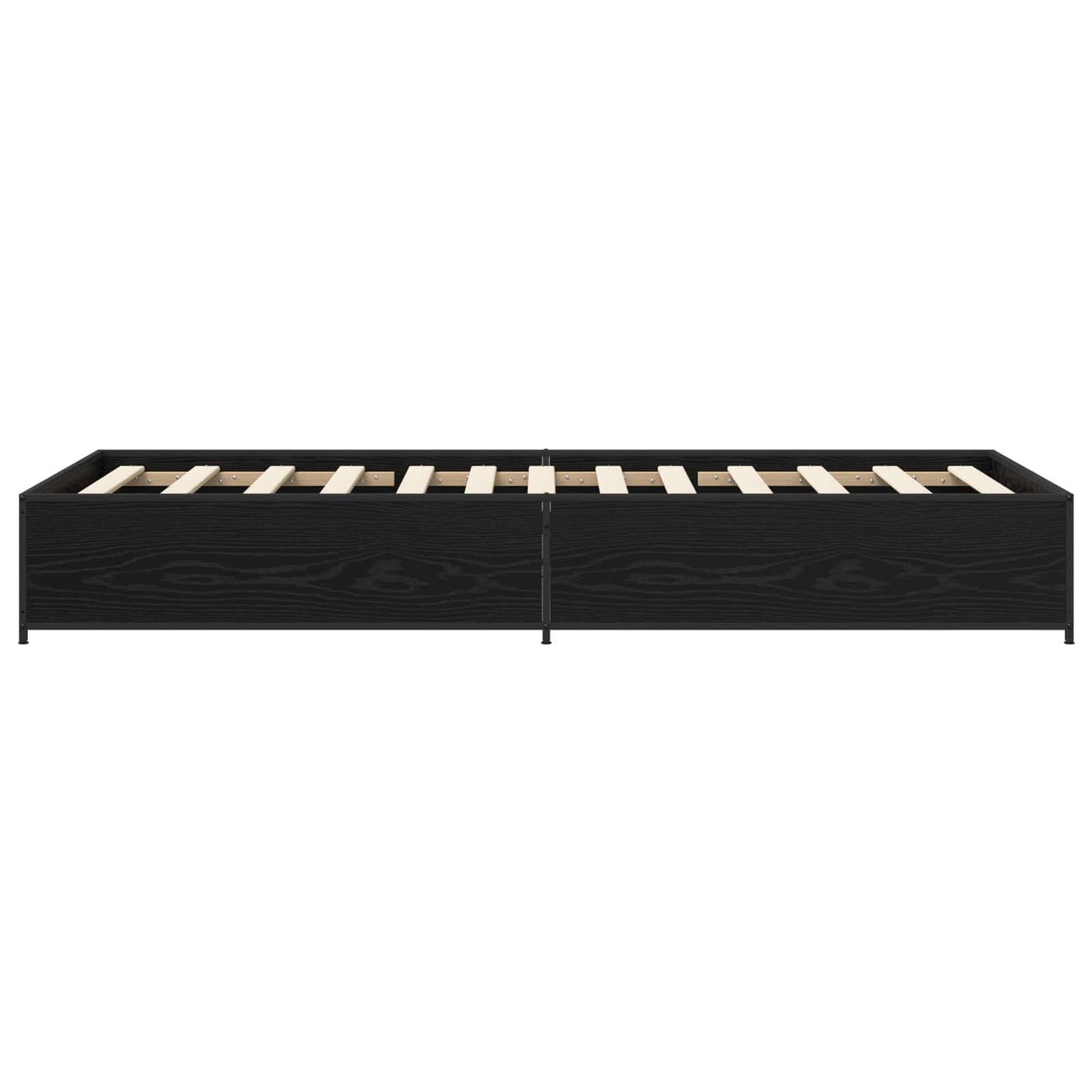 Rám Postele Černý Dub 80 X 200 Cm Kompozitní Dřevo