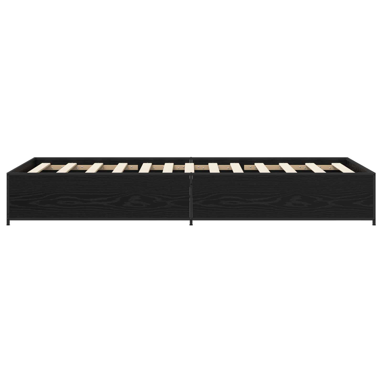 Rám Postele Černý Dub 80 X 200 Cm Kompozitní Dřevo