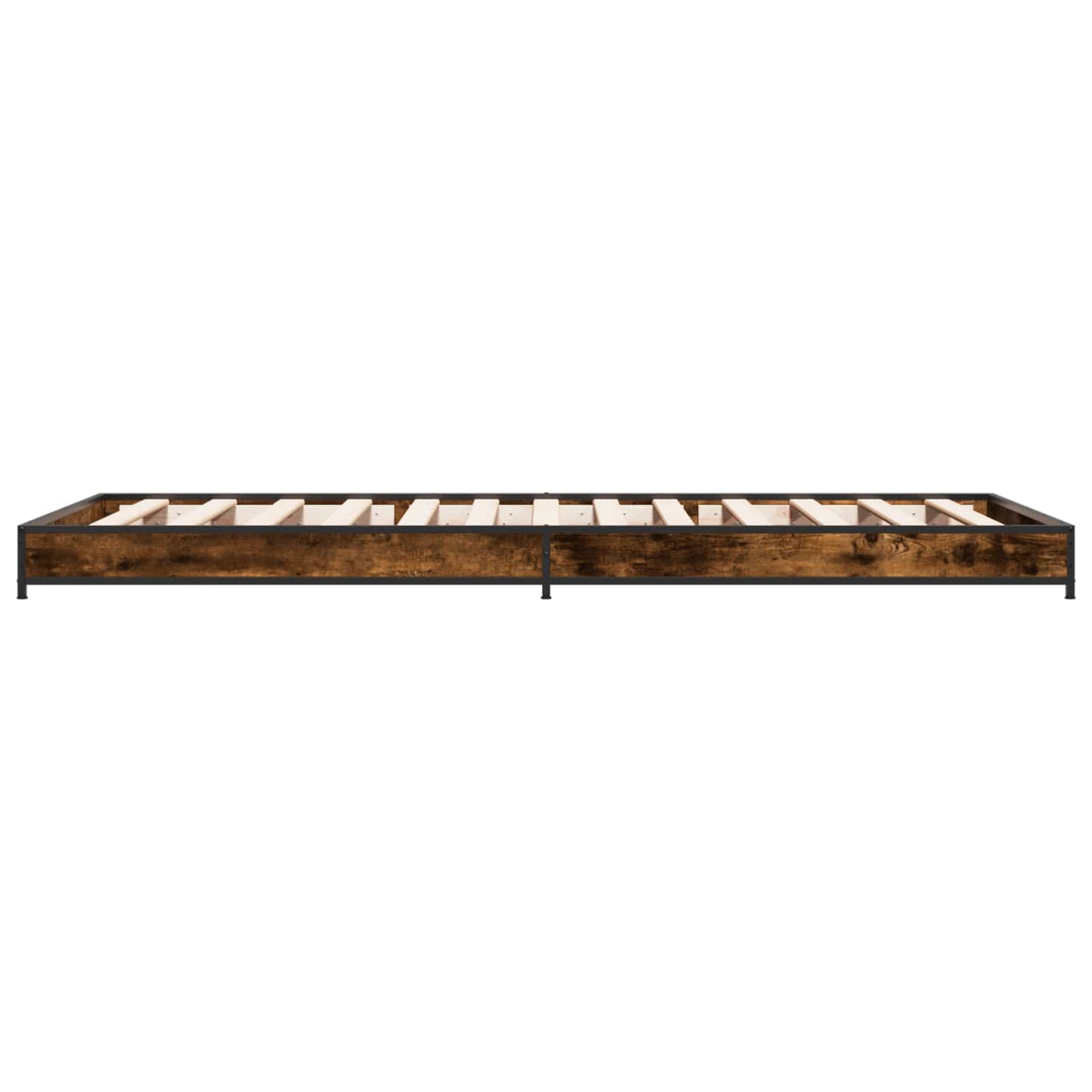 Rám Postele Kouřový Dub 80 X 200 Cm Kompozitní Dřevo