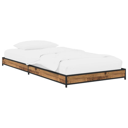 Rám Postele Staré Dřevo 80 X 200 Cm Kompozitní Dřevo