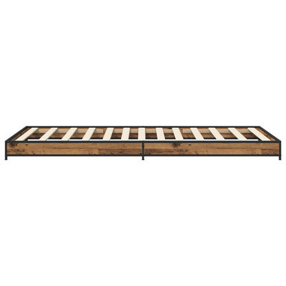 Rám Postele Staré Dřevo 80 X 200 Cm Kompozitní Dřevo