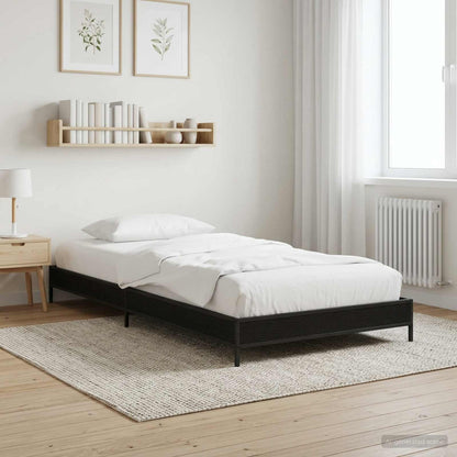 Rám Postele Černý Dub 80 X 200 Cm Kompozitní Dřevo