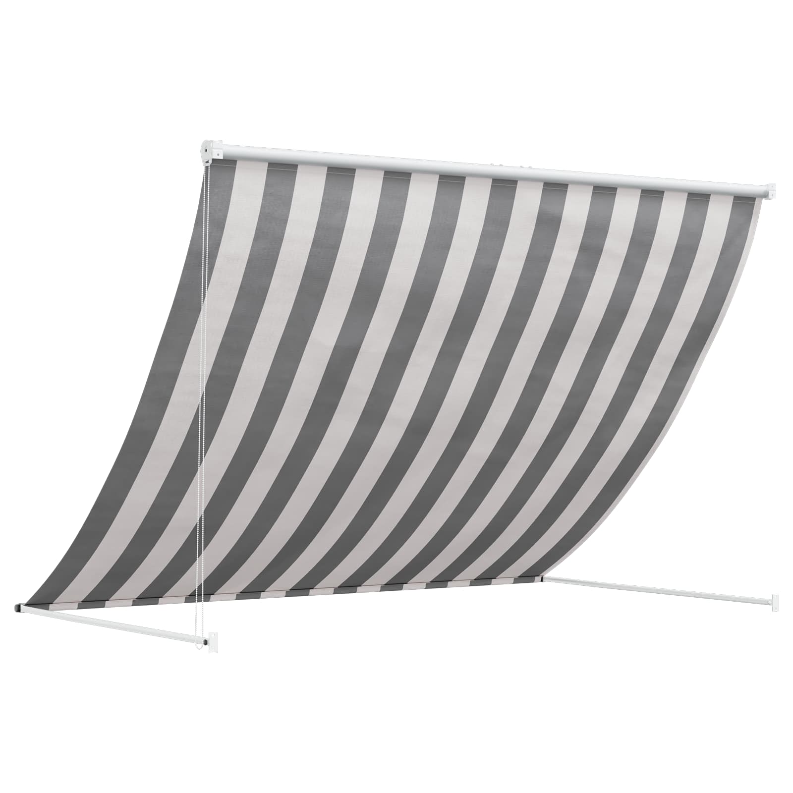Markýza Antracitová A Bílá 300 X 150 Cm