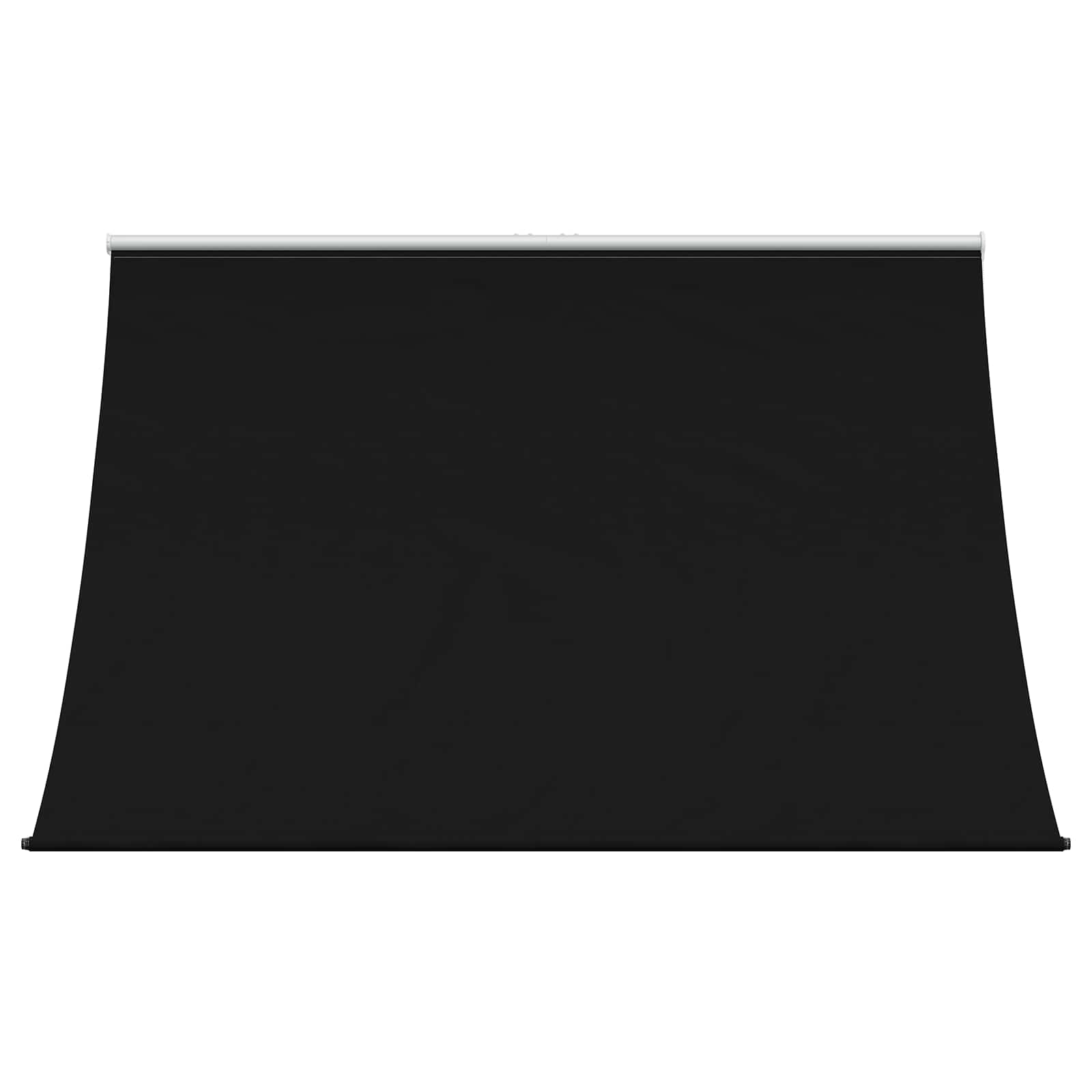 Markýza Černá 200 X 150 Cm 180 G / M² Polyester S Pu Povlakem