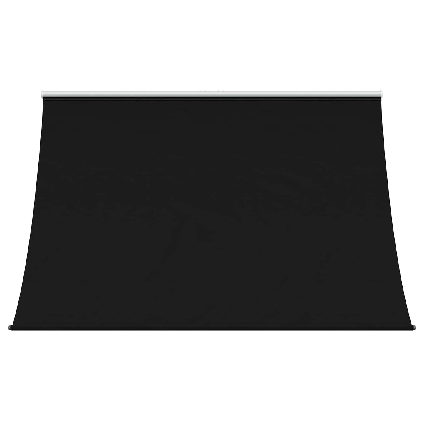 Markýza Černá 350 X 150 Cm 180 G / M² Polyester S Pu Povlakem