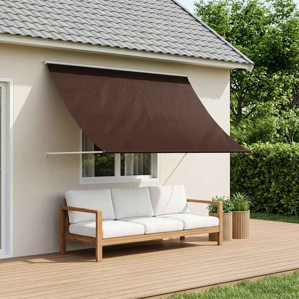Markýza Hnědá 150 X 150 Cm 180 G / M² Polyester S Pu Povlakem