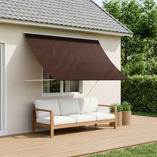 Markýza Hnědá 150 X 150 Cm 180 G / M² Polyester S Pu Povlakem