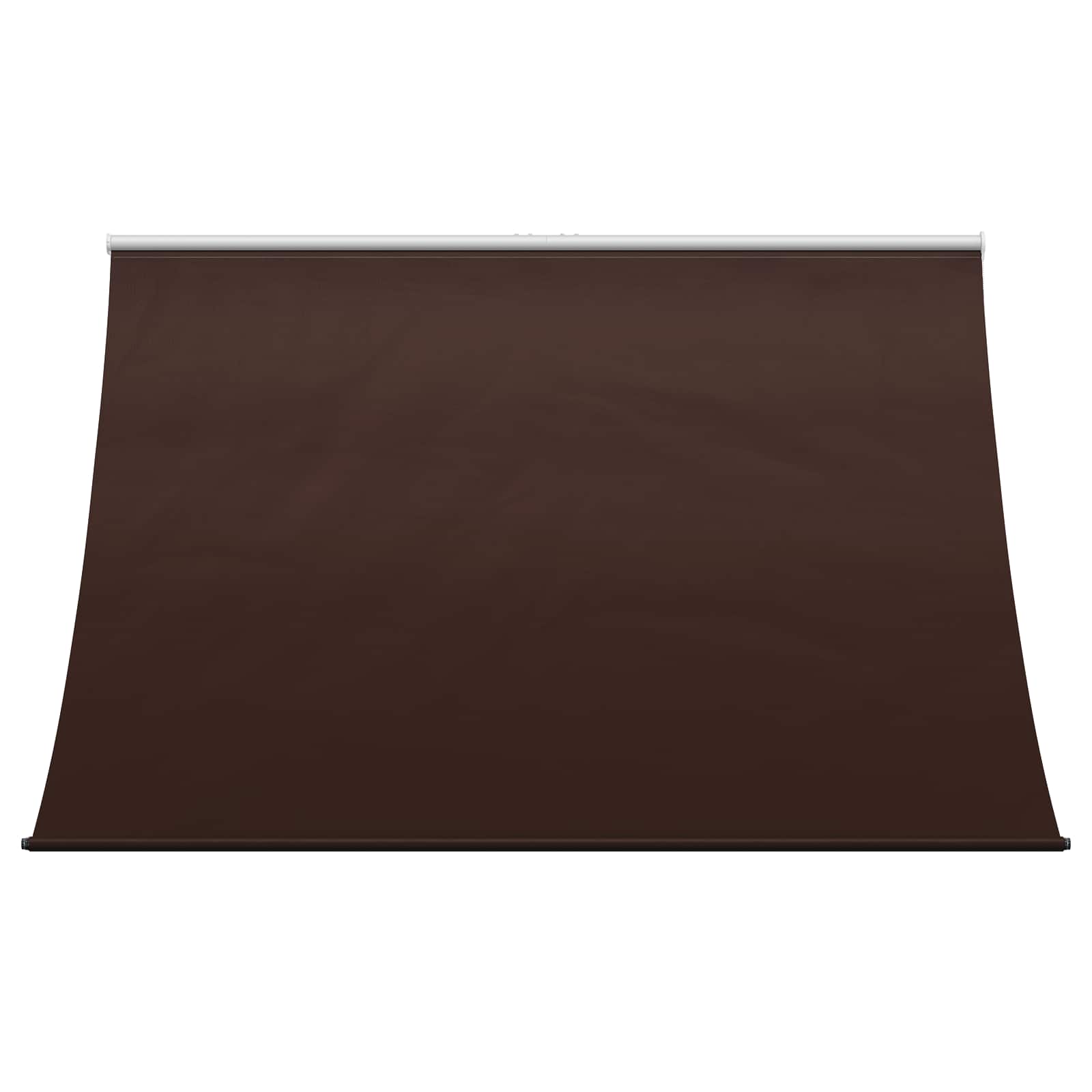 Markýza Hnědá 250 X 150 Cm 180 G / M² Polyester S Pu Povlakem