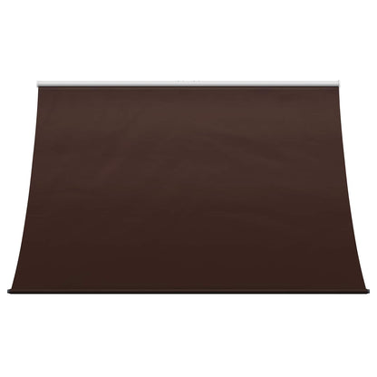 Markýza Hnědá 400 X 150 Cm 180 G / M² Polyester S Pu Povlakem