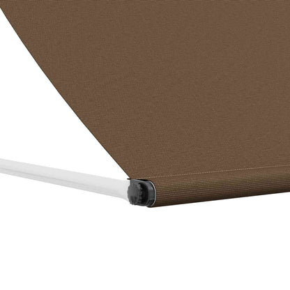 Markýza Taupe 400 X 150 Cm 180 G / M² Polyester S Pu Povlakem