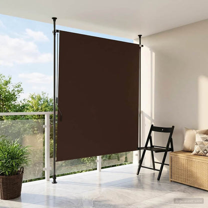 Venkovní Roleta Hnědá 100 X 270 Cm