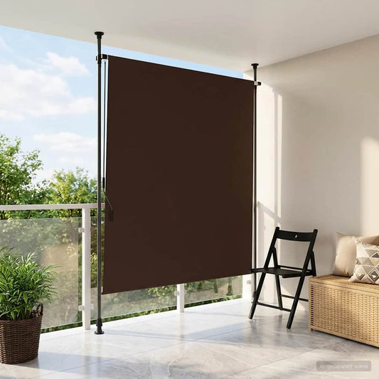Venkovní Roleta Hnědá 100 X 270 Cm
