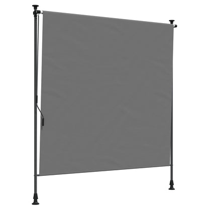Venkovní Roleta Světle Šedá 100 X 270 Cm