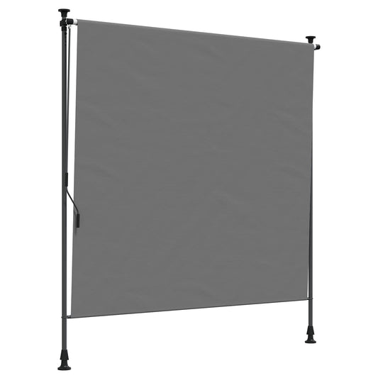 Venkovní Roleta Světle Šedá 100 X 270 Cm
