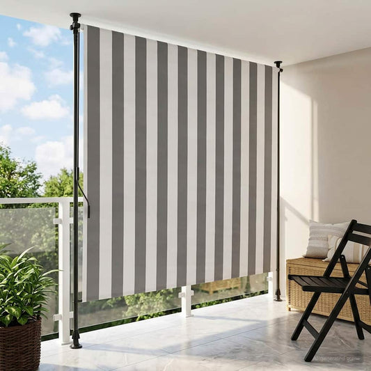 Venkovní Roleta Antracitová A Bílá 120 X 270 Cm