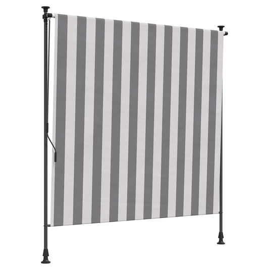 Venkovní Roleta Antracitová A Bílá 120 X 270 Cm