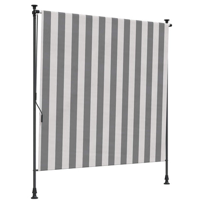 Venkovní Roleta Antracitová A Bílá 150 X 270 Cm