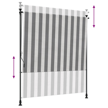 Venkovní Roleta Antracitová A Bílá 150 X 270 Cm