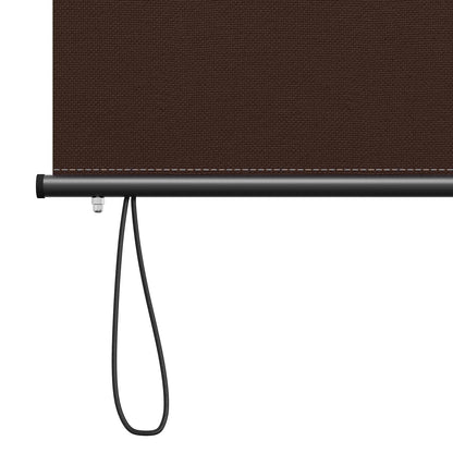 Roleta Hnědá 80 X 250 Cm Textil A Hliník