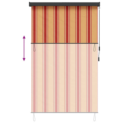Roleta Vícebarevný 80 X 250 Cm Textil A Hliník