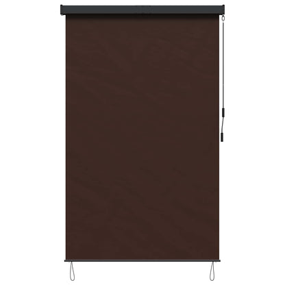 Roleta Hnědá 120 X 250 Cm Textil A Hliník