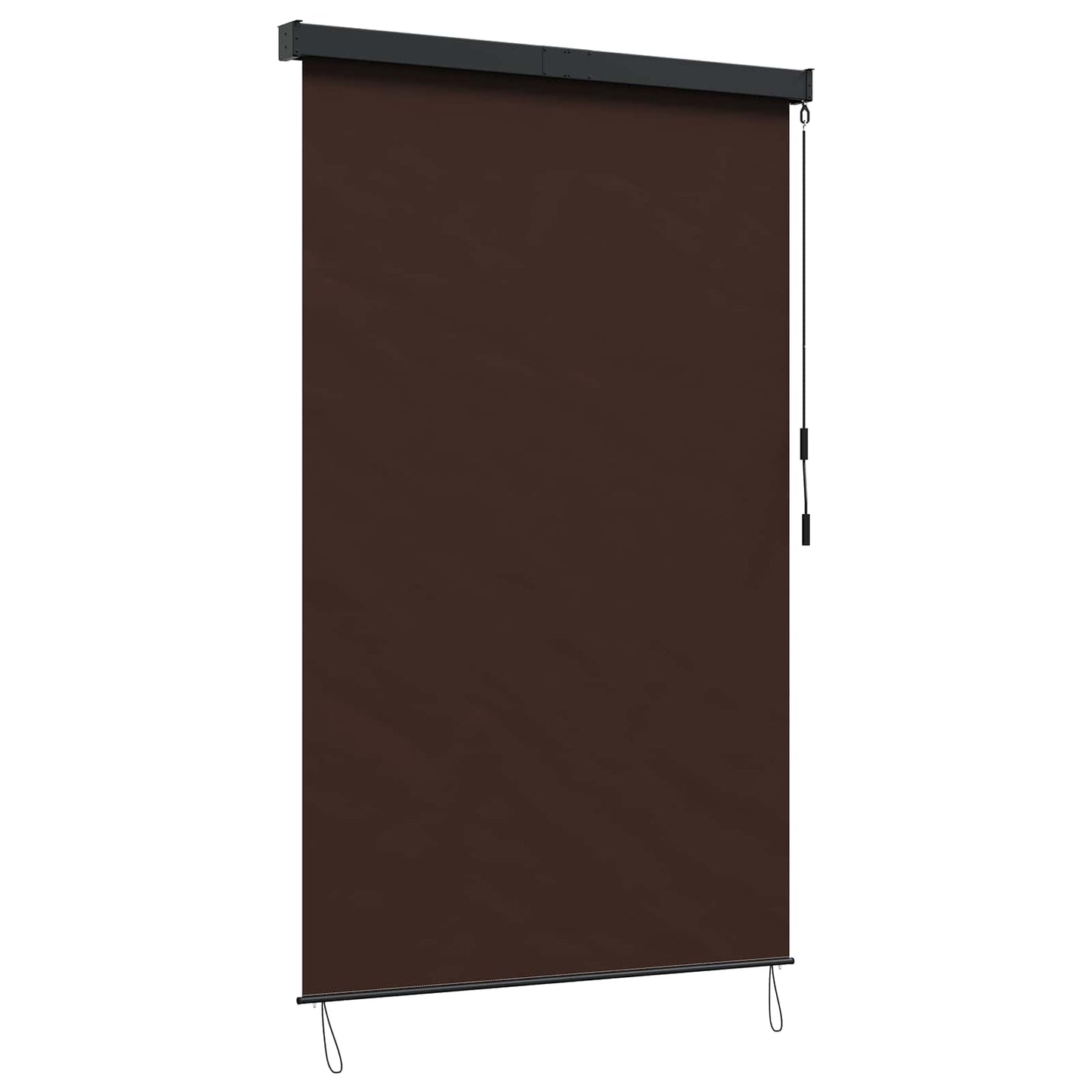 Roleta Hnědá 140 X 250 Cm Textil A Hliník