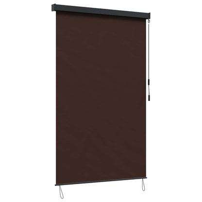 Roleta Hnědá 160 X 250 Cm Textil A Hliník