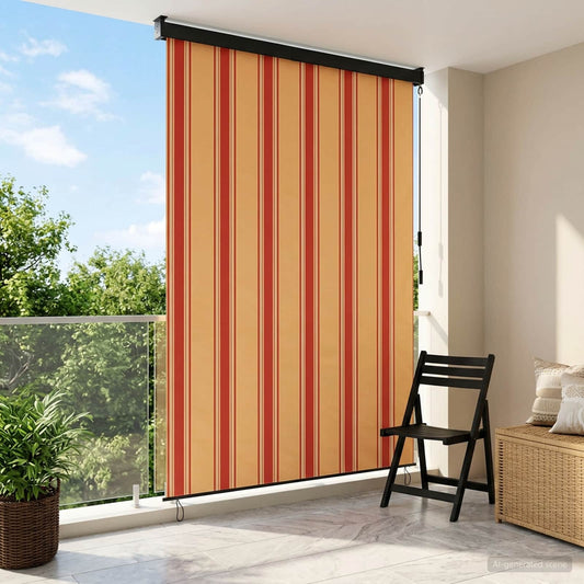 Roleta Vícebarevný 160 X 250 Cm Textil A Hliník