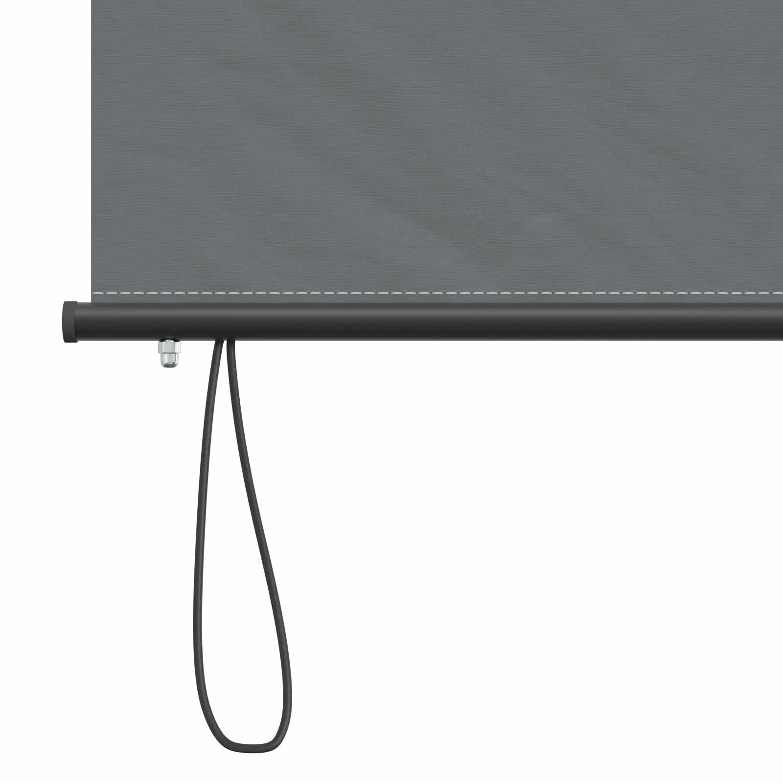 Roleta Světle Šedá 180 X 250 Cm Textil A Hliník