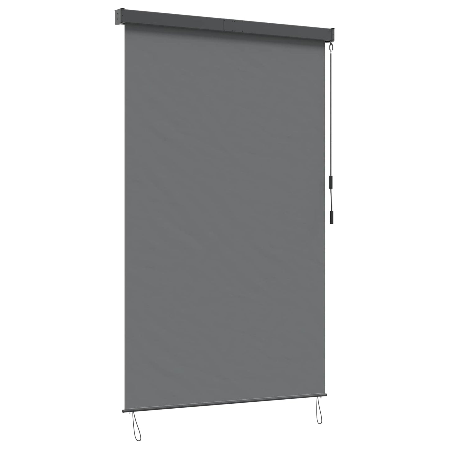 Roleta Světle Šedá 180 X 250 Cm Textil A Hliník