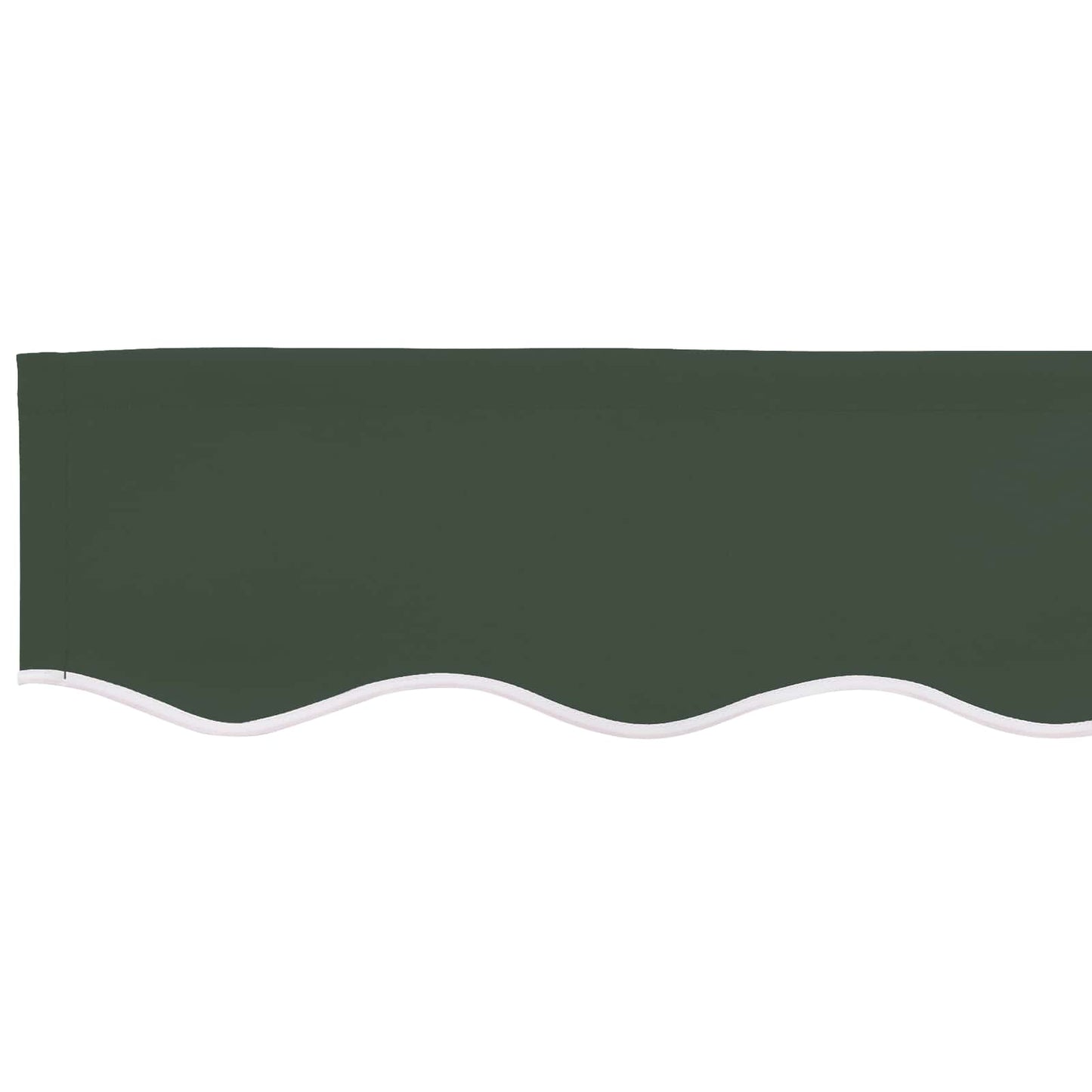 Náhradní Lem Markýzy Tmavě Zelená 329 X 20 Cm Polyester