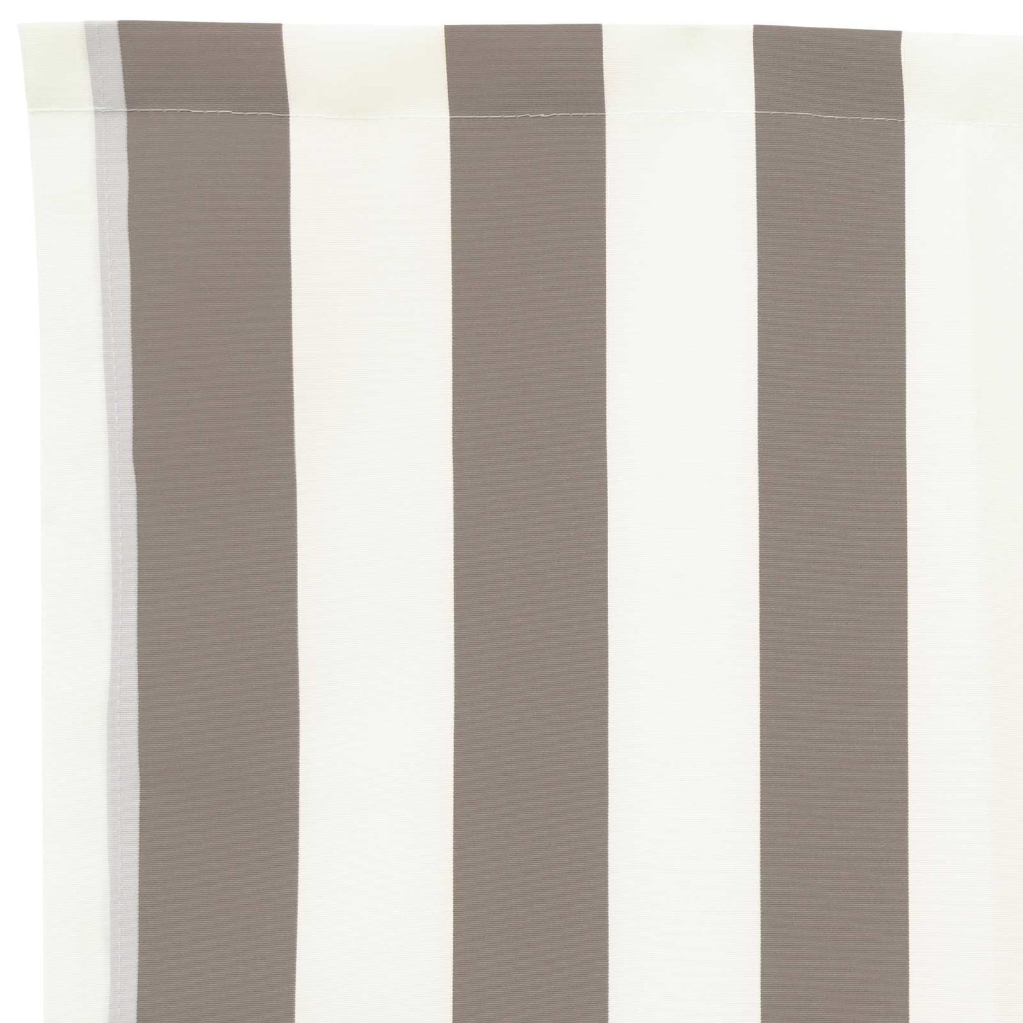 Náhradní Lem Markýzy Světle Šedá A Bílá 381 X 20 Cm Polyester