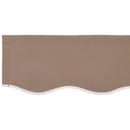 Náhradní Lem Markýzy Taupe 431 X 20 Cm Polyester