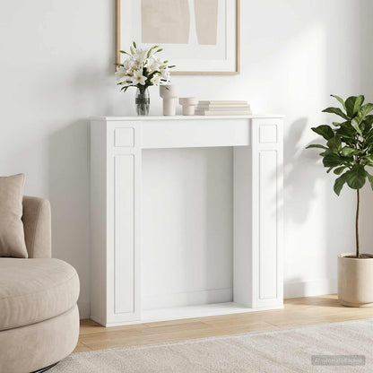 Rám Krbu 100 X 20 X 100 Cm Kompozitní Dřevo