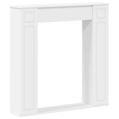 Rám Krbu 100 X 20 X 100 Cm Kompozitní Dřevo